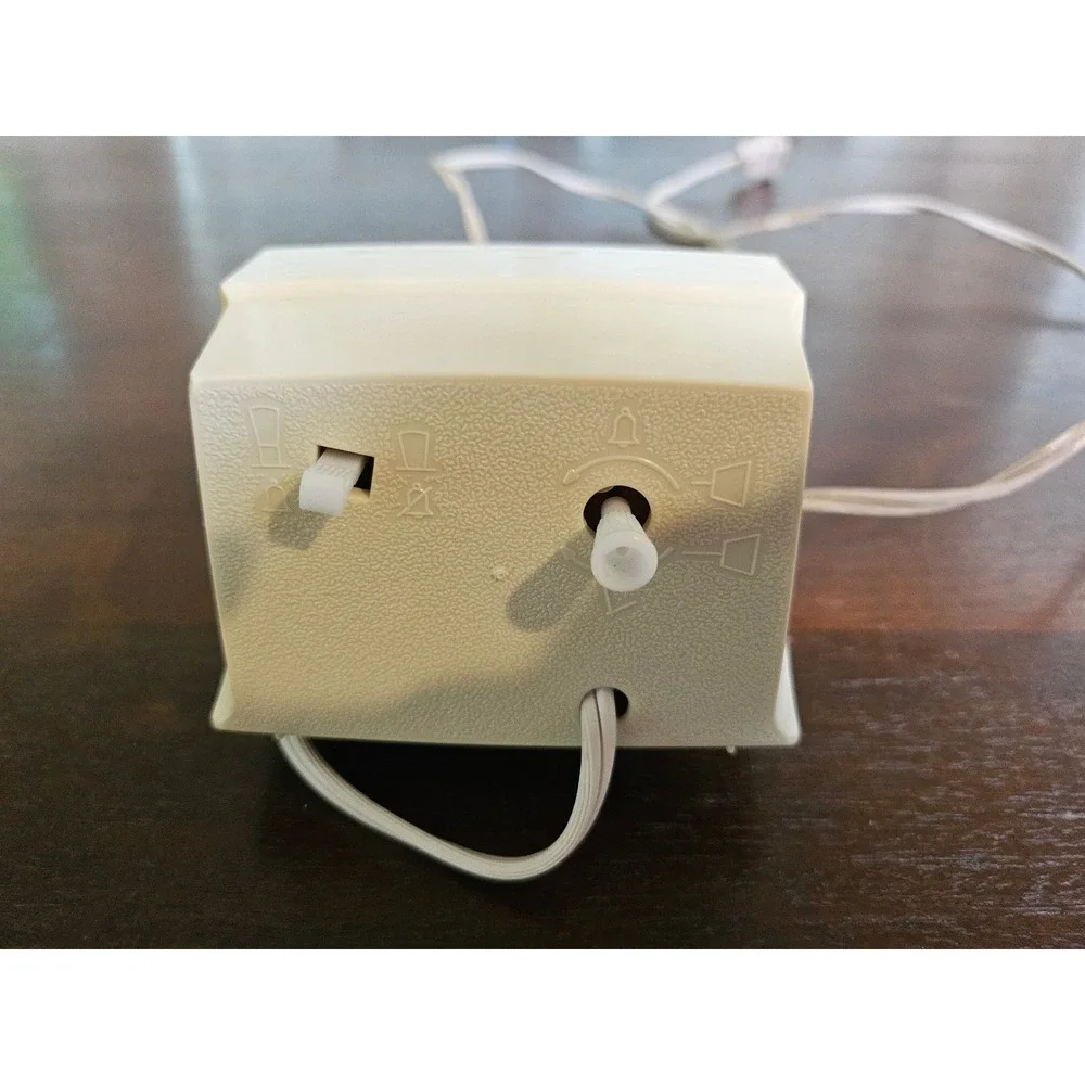 Westclox Alarm Clock Cream Vintage Electric Analog E54 / 55 Made in USA